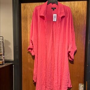 Torrid Honey Suckle Open Front Kimono